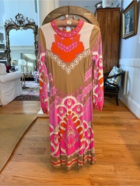 Leonard Fashion Neiman Marcus Highly Collectable Vintage Dress